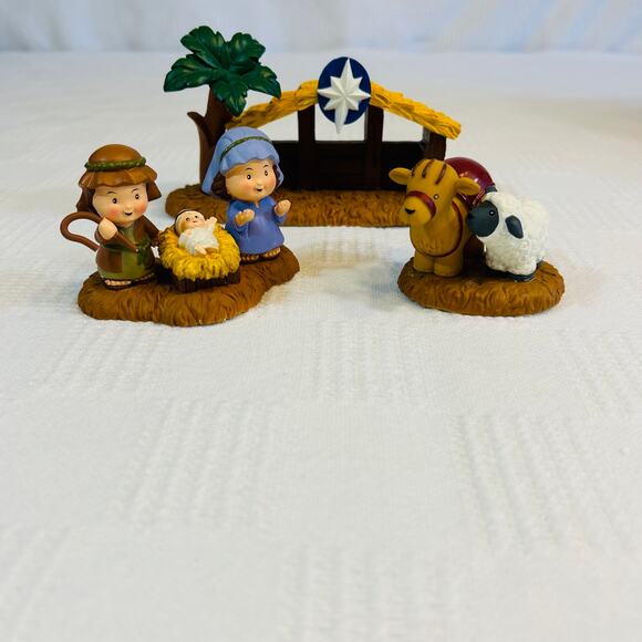 Department 56 Nativity Little People Pageant Fischer Price 2014 Mattel Enesco - Picture 2 of 12